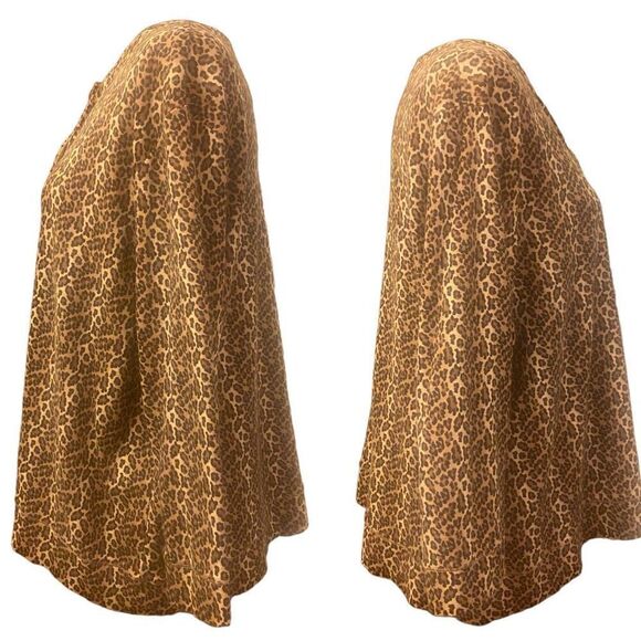 Rafaella Y2K Vintage Leopard Print Lightweight Cardigan Size 3X - Picture 3 of 13
